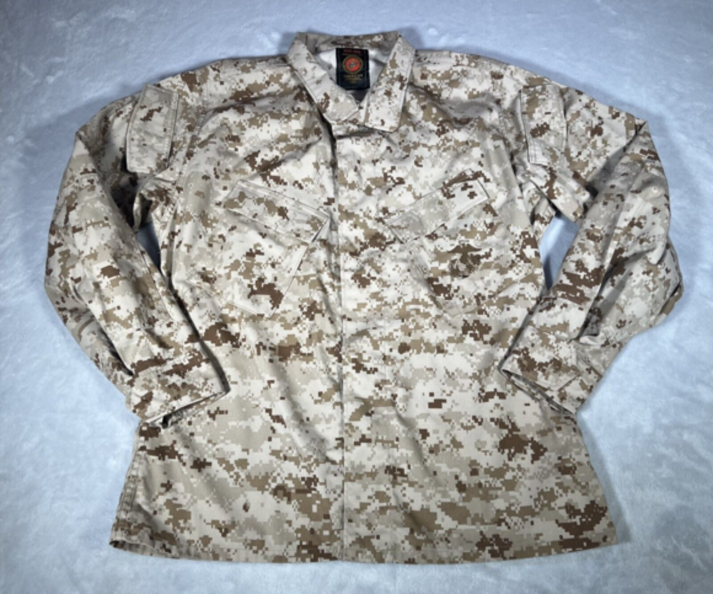 USMC Desert Marpat Blouse Jacket Size Medium Regular Digital Camo USA MCCUU